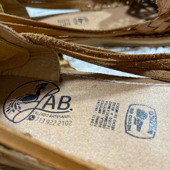 Flower Huaraches SZ 7 laser cut - Picture 7 of 8